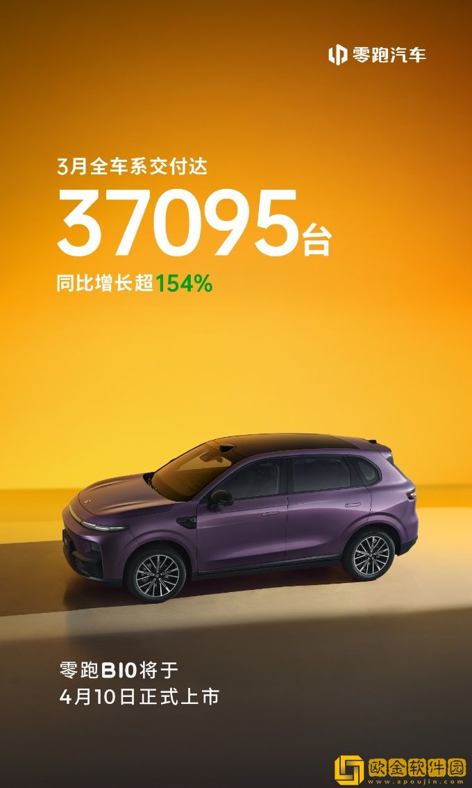 零跑3月交付达37095台-全新B系列首款全球化车型B10即将上市