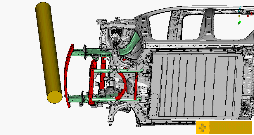 吉利银河E5成功挑战正面中心柱碰超纲试验