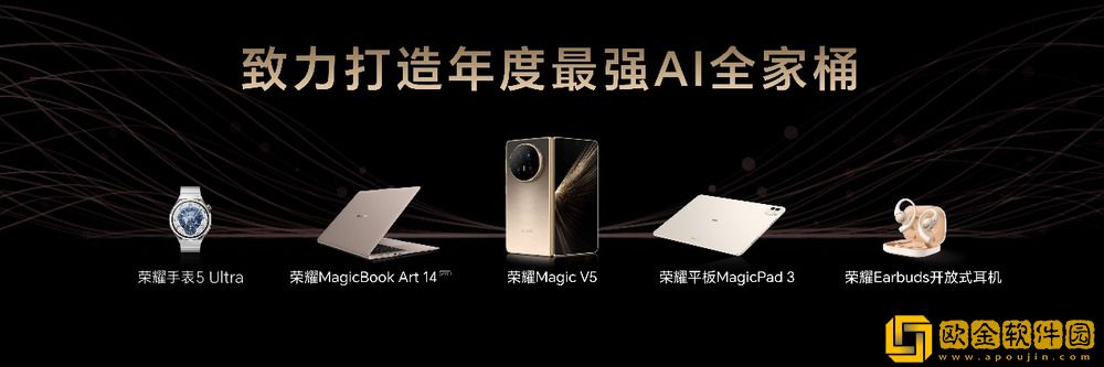 荣耀发布AI旗舰全家桶：覆盖手机、平板、PC、穿戴-开启AI终端生态新篇章