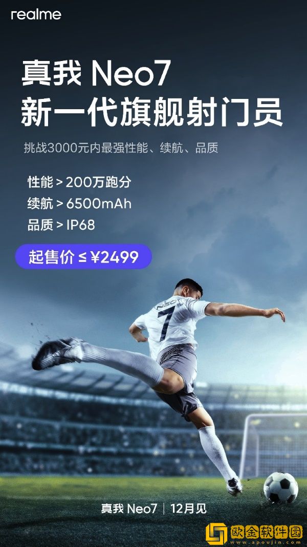 真我Neo7定位耐玩战神