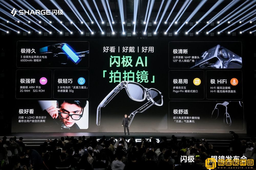 仅售999元-月底开售-闪极打响AI眼镜量产发令枪