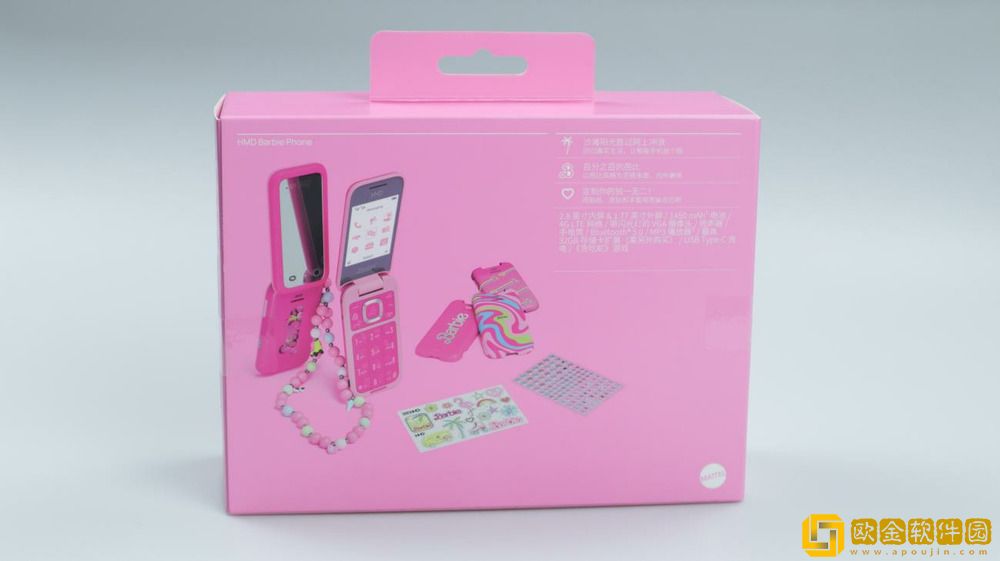 HMD芭比联名翻盖手机评测