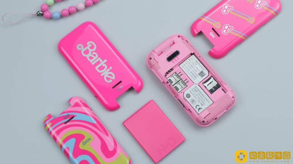 HMD芭比联名翻盖手机评测