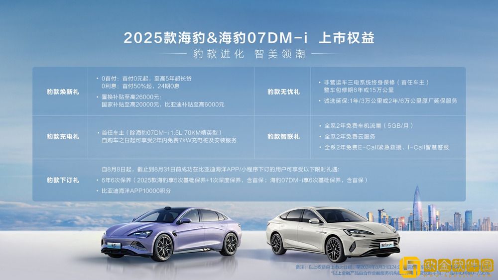 比亚迪2025款海豹17.58万元起、海豹07DM