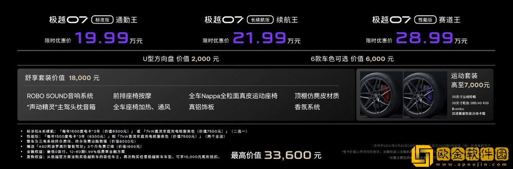 极越07正式上市