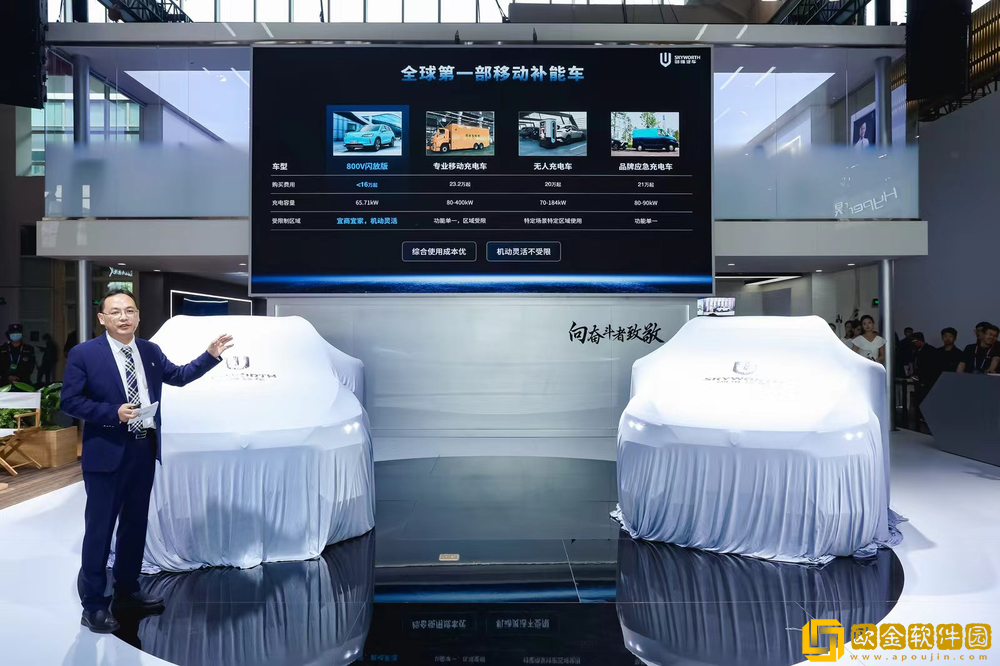 创维汽车超充车型亮相2024北京车展
